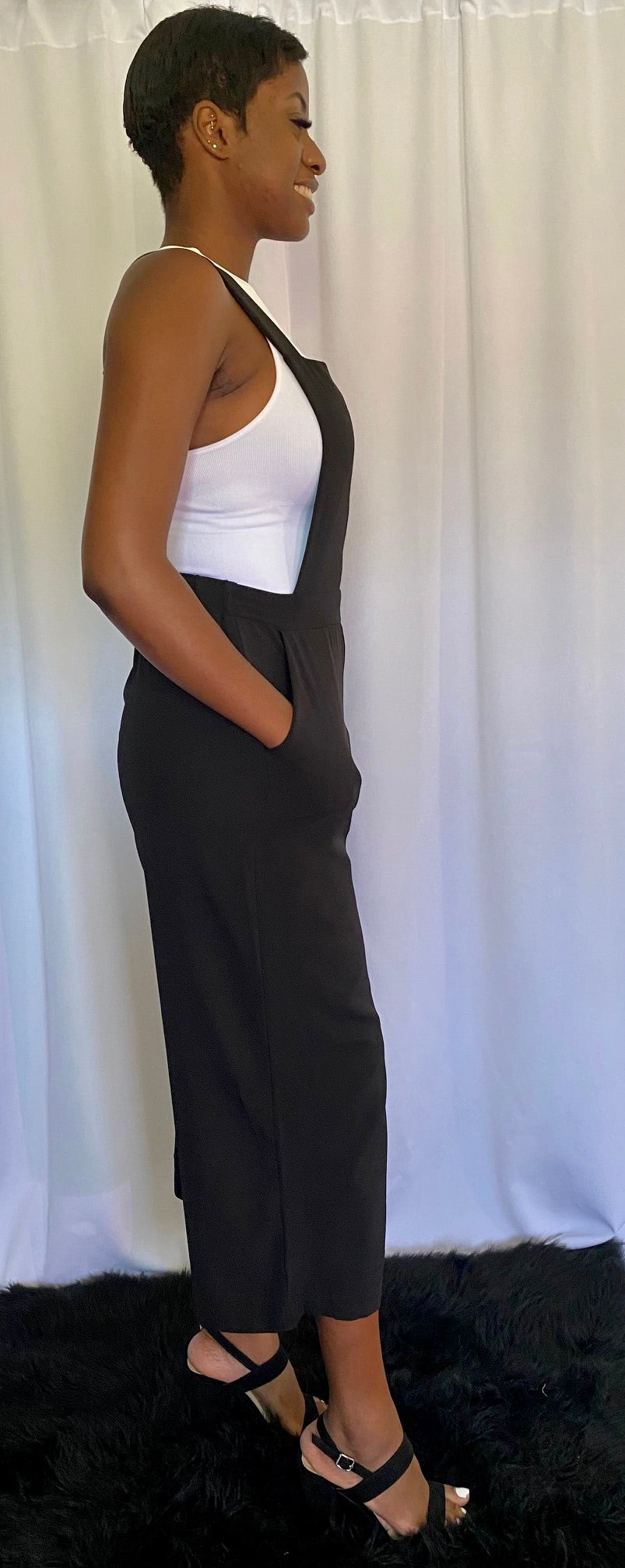 Wide leg Overalls