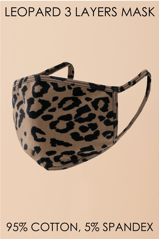 Face Mask - Leopard