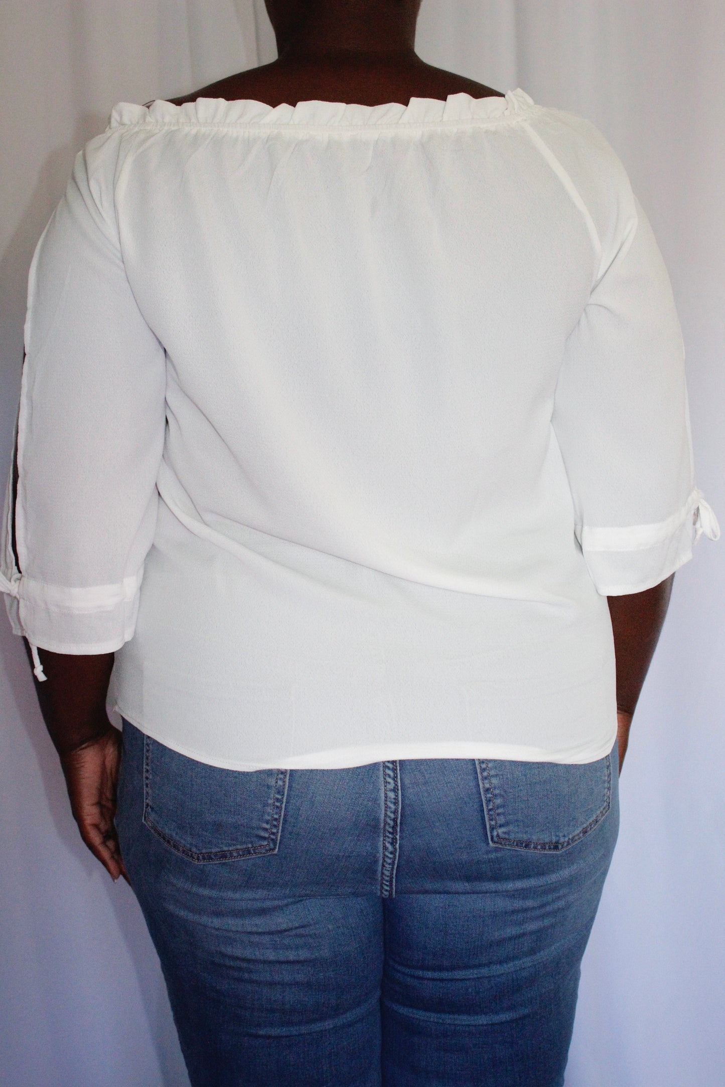 Off the shoulder blouse